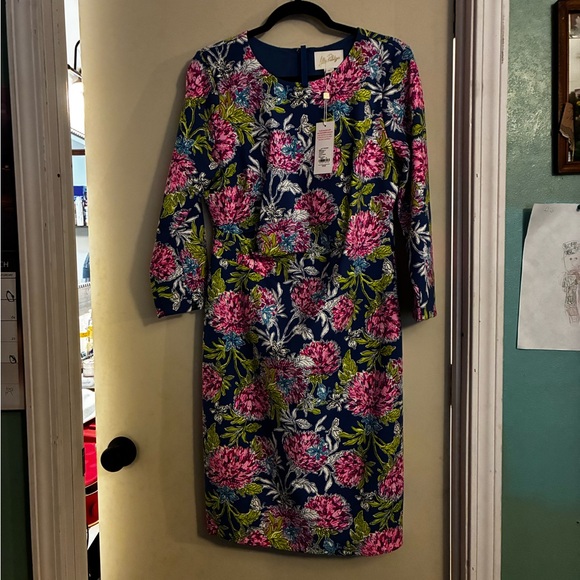 Lilly Pultizer Kyrie  Sheath Dress * Multi Dahlia Lucious* Sold Out @ Lilly - Picture 4 of 8